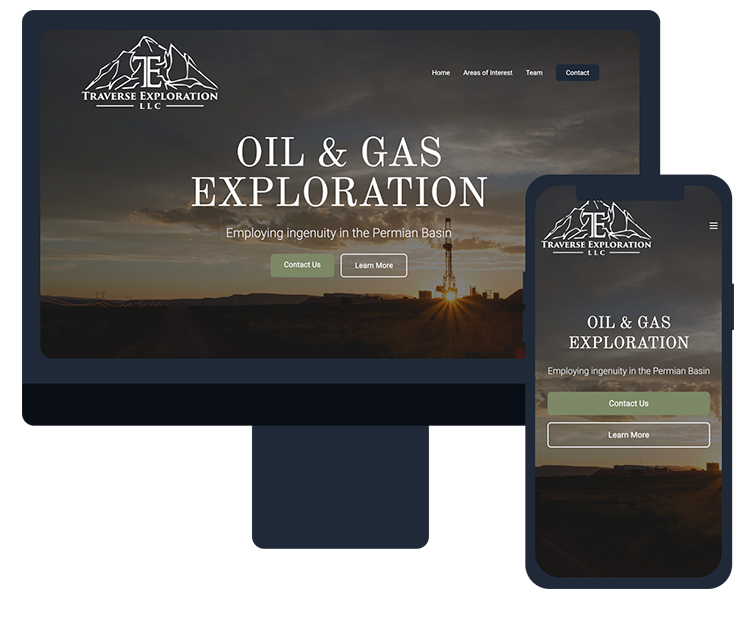 Website for Traverse Exploration, LLC