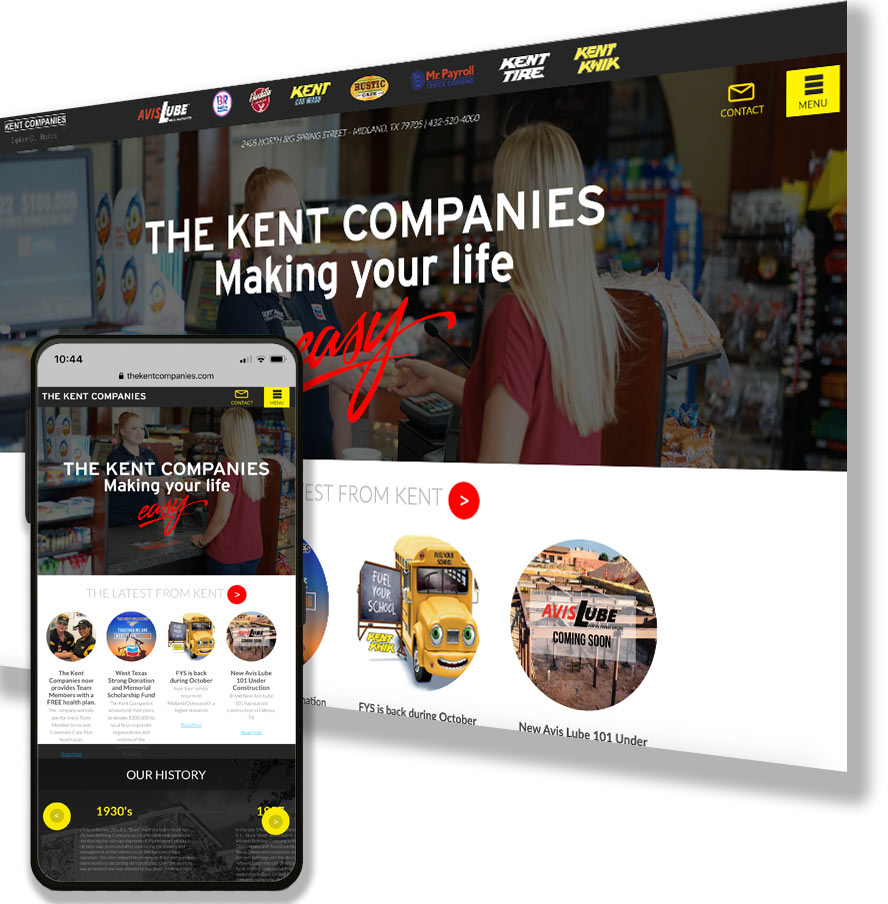 Kent Companies Website